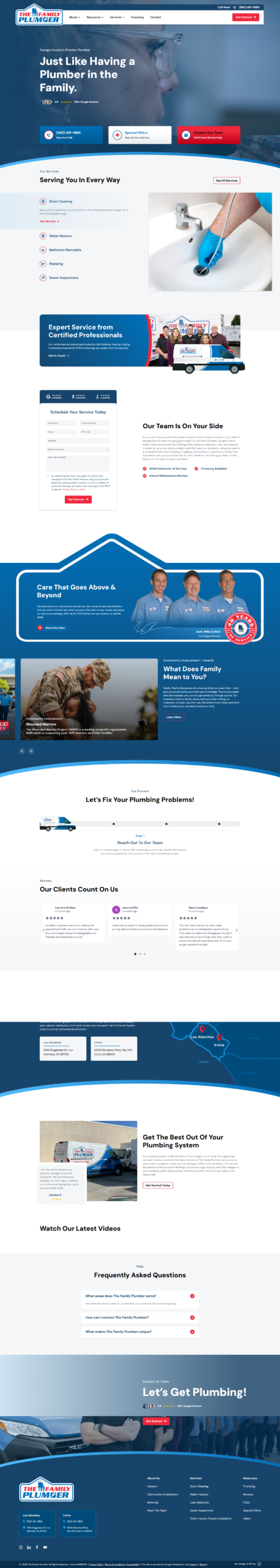 Plumbing Website Preview