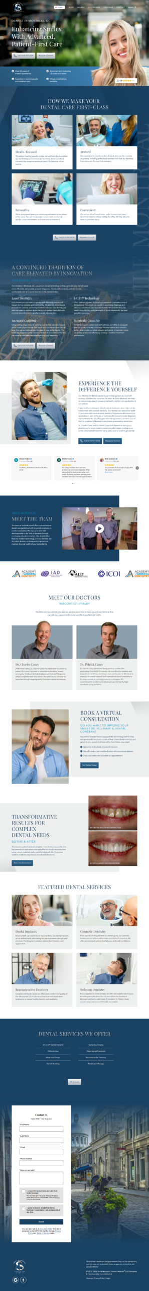 Dentist Website Preview