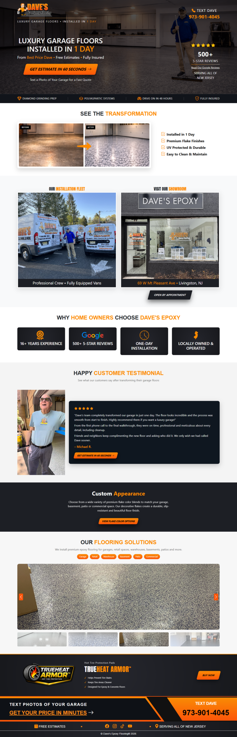 Flooring Website Preview