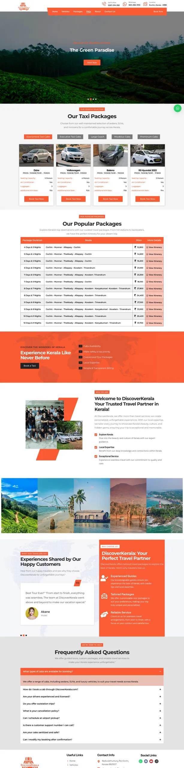Tourism Website Preview