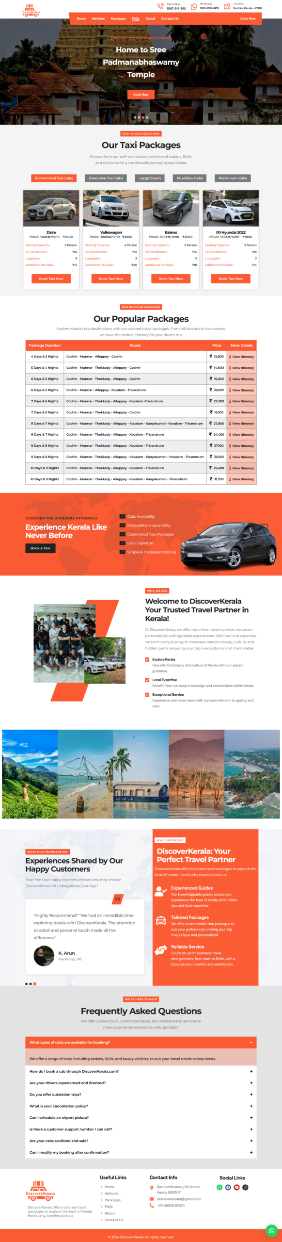 Tourism Website Preview
