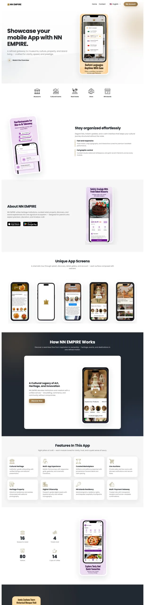 Museum Website Preview