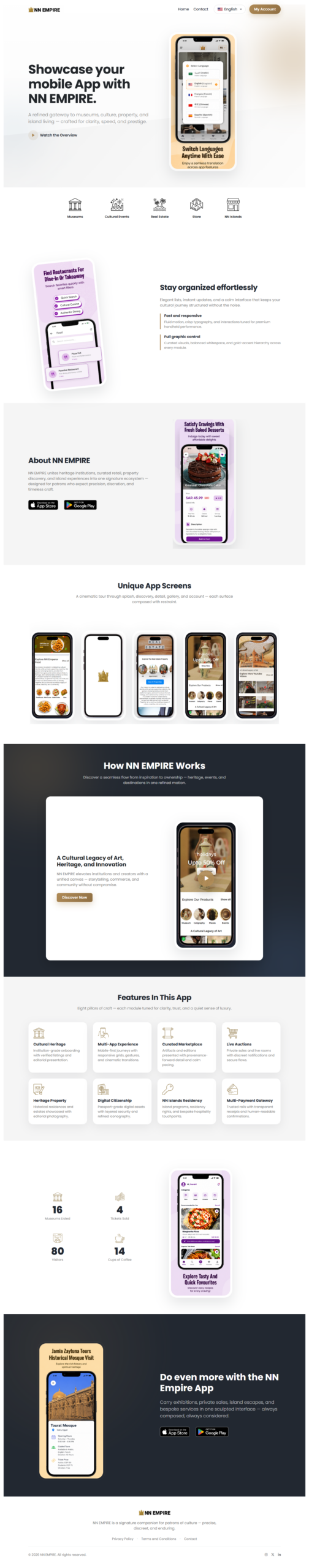 Museum Website Preview